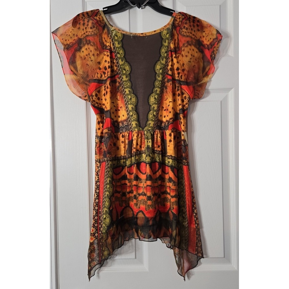 Live and Let Live Womans Blouse Size PXL. Short sleeve - Picture 4 of 4